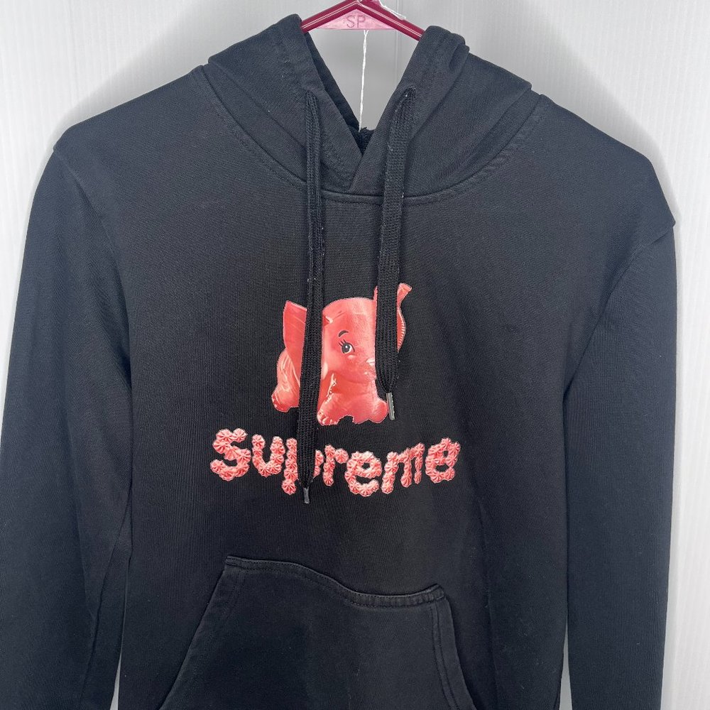 Supreme Pink Elephant Hoodie Size L